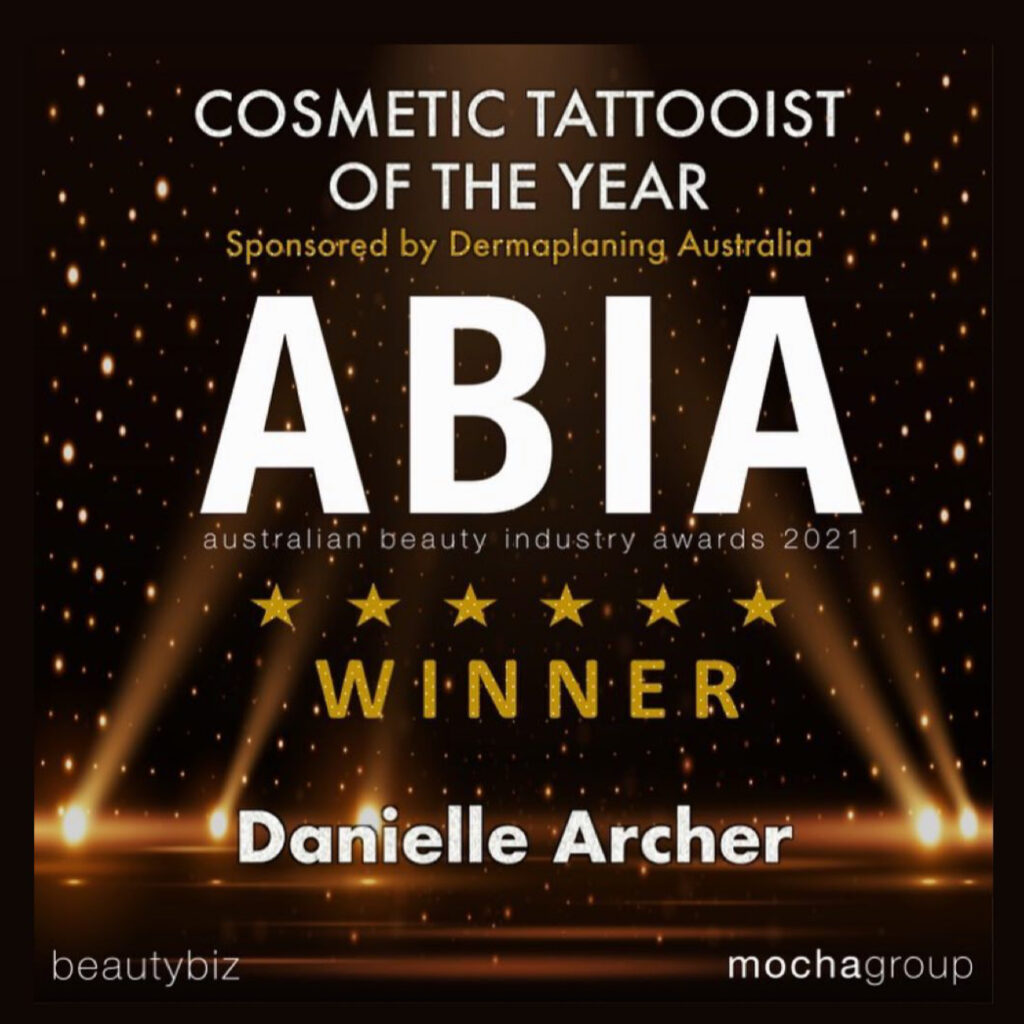 ABIA Winner: Cosmetic Tattooist of the Year 2021 Danielle Archer
